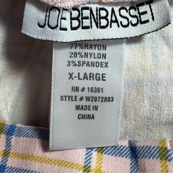 Joe Benbasset Plaid Skort Multicolor Size Extra Large - Picture 4 of 7